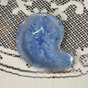 Artisan Blue Ceramic Dish